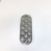 Two - Maxxima Low Profile White LED 6" Oval Reverse Backup Cargo Light (M63350-LOTOF2)