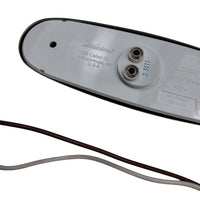 Maxxima LED Red Oval Marker Clearance Light Chrome Trim RV Trailer Truck (M72270R-KIT)
