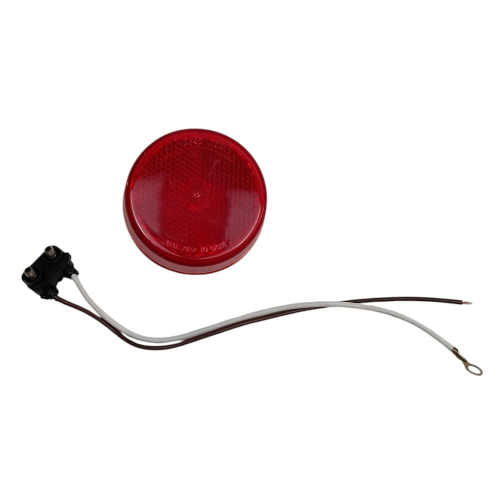 ONE Marker Optronics 2-1/2" RED Amber Incandescent Marker Light Recess Mount (MC-57RB-KIT)
