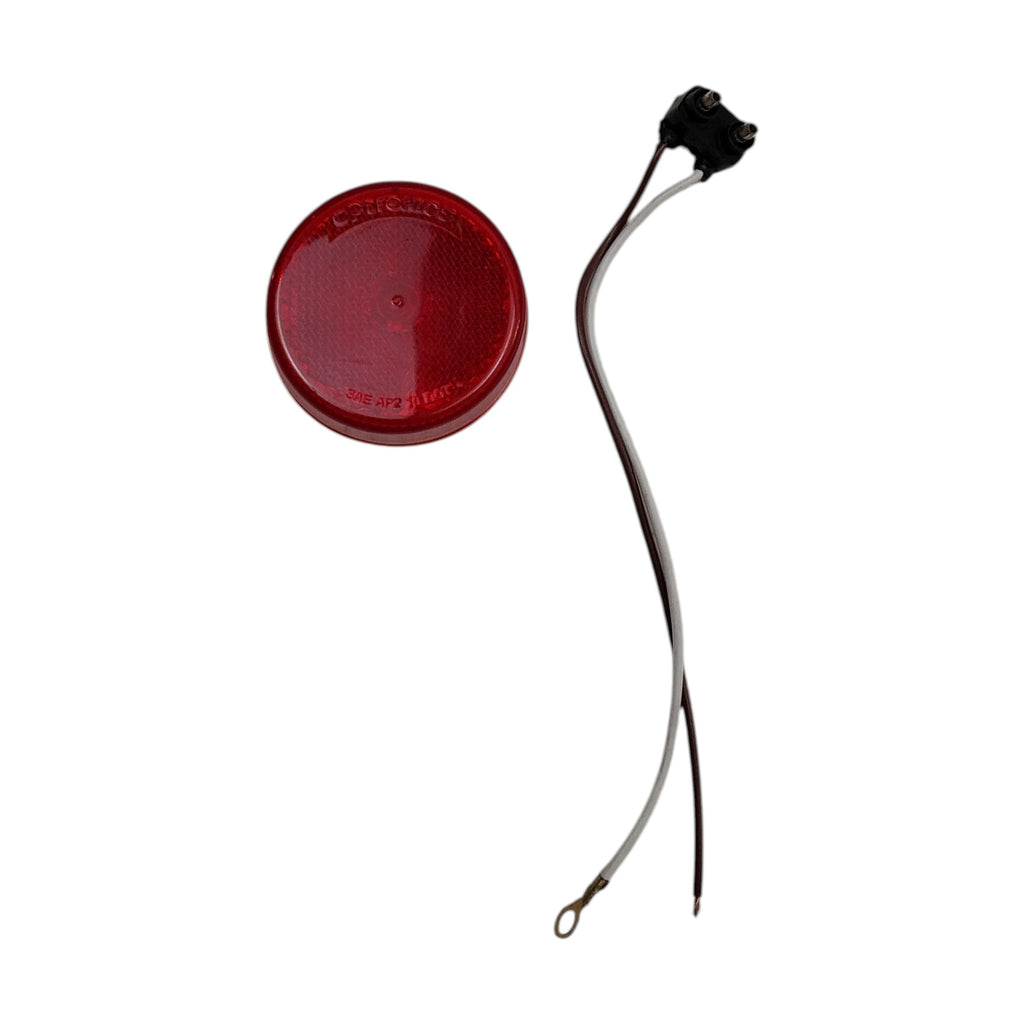 ONE Marker Optronics 2-1/2" RED Amber Incandescent Marker Light Recess Mount (MC-57RB-KIT)