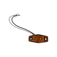 1 x 2.5 Amber LED Clearance Marker Light Optronics Trailer RV Diamond Yellow (MCL-13AB)