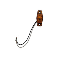 1 x 2.5 Amber LED Clearance Marker Light Optronics Trailer RV Diamond Yellow (MCL-13AB)