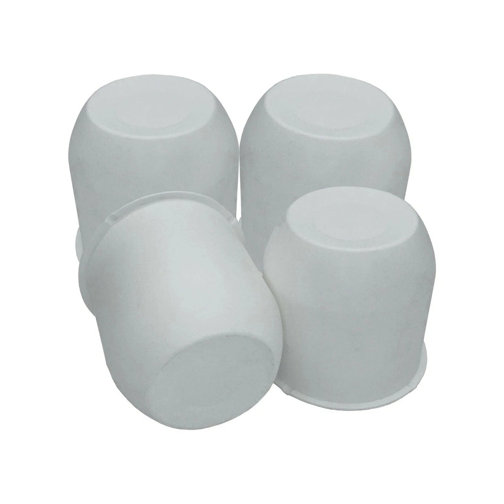4.25" White Plastic Hub Cap - Pack of 4 (MD9005W-LOTOF4)