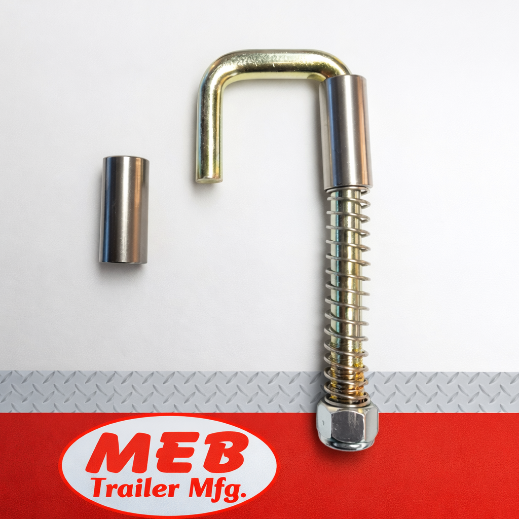 7" Weld-On J-Hook Trailer Gate Latch | 9/16" Heavy-Duty Steel (MEB-GL)