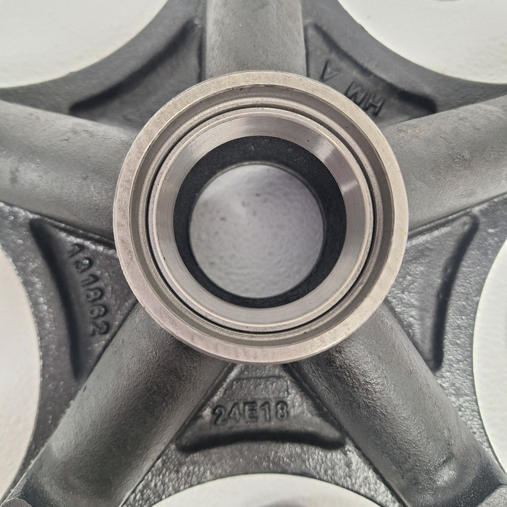 Mobile Home Style Idler Hub 5 Lug Cupped with Bearings, Replaces Dexter OEM 008-261-24(MHI-122458-RCB-KIT)