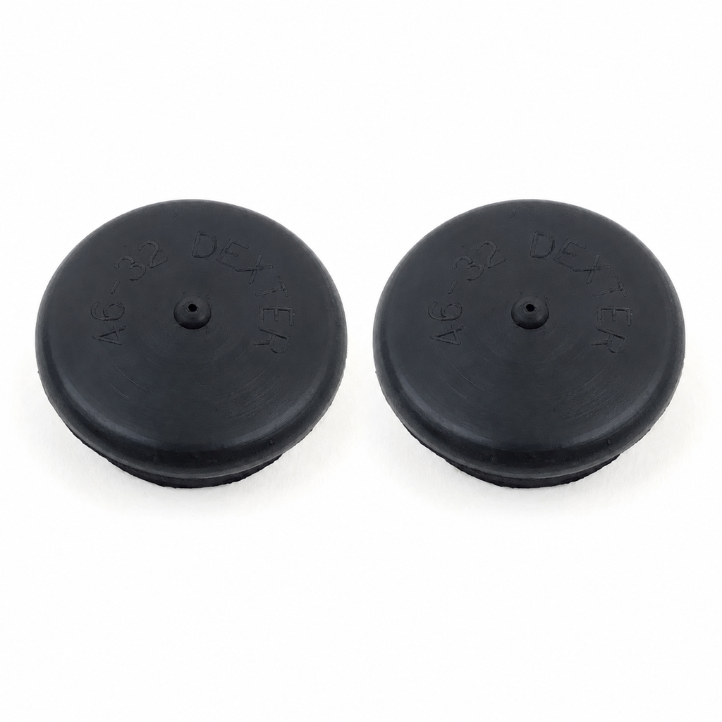 Pair Oil plug Center plug for hole in center of oil cap Replaces Dexter 046-032-00 Plug Fits 21-35 21-36 21-88 Caps(OC-Rubber Plug-LOTOF2)