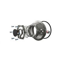 Four - Dexter FORTRESS 4" Diameter Aluminum Oil Cap for 10,000-16,000 lb axles (K21-305-00-FOUR)
