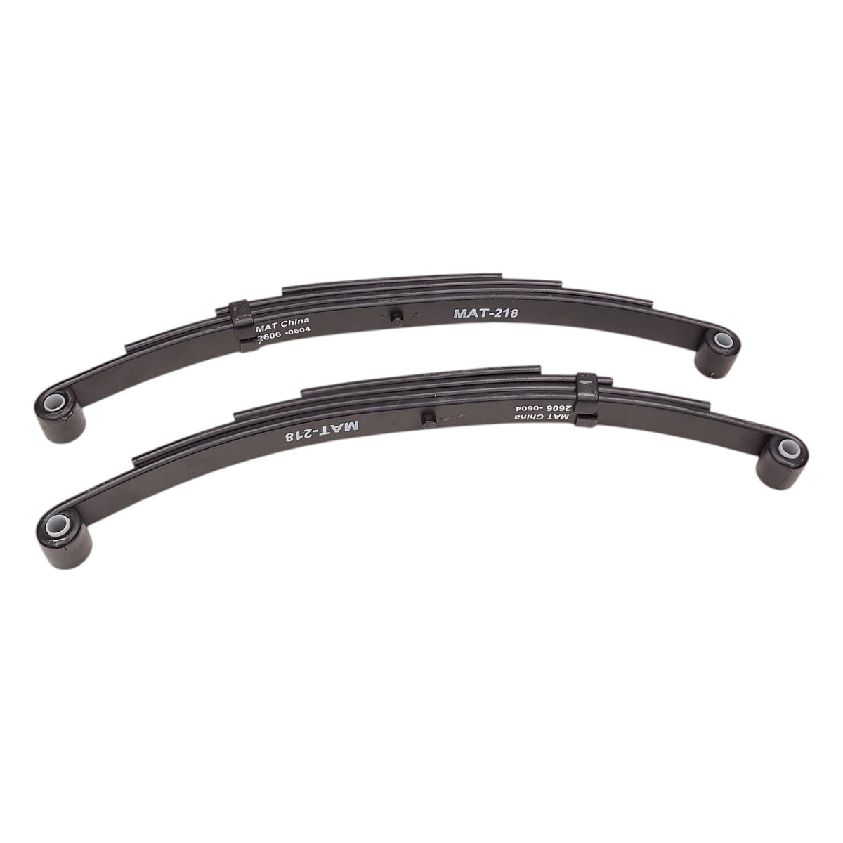 Two (2) 2500# Trailer Leaf Spring for 5000# Axle 25.25" Camper 4 Leaf (PR4-2)