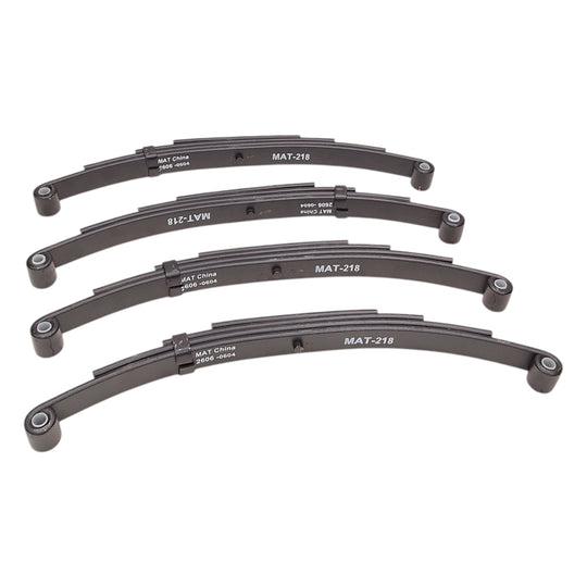 Four (4) 2500# Trailer Leaf Spring for 5000# Axle 25.25" Camper 4 Leaf (PR4-4)
