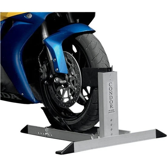 CONDOR® Pit Stop/Trailer Stop Aluminum Motorcycle Wheel Chock (PS-1500)