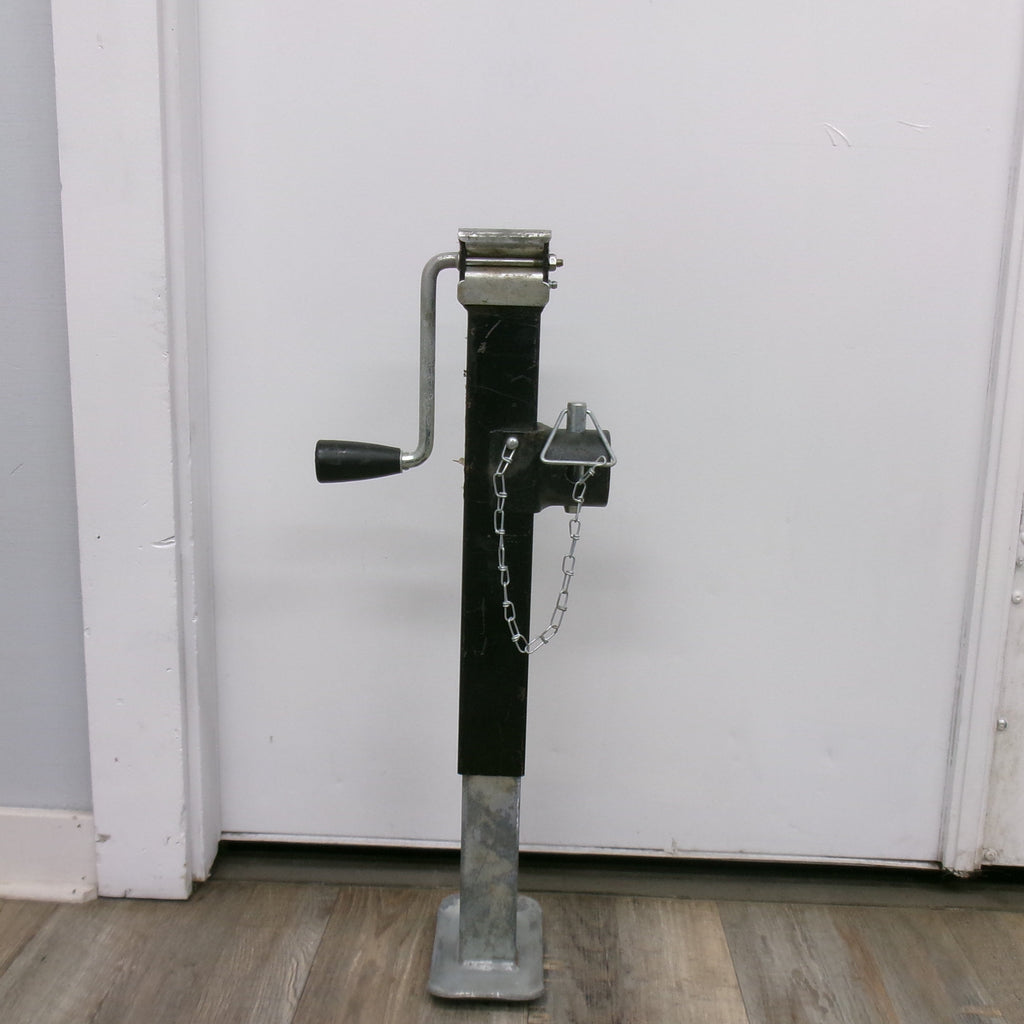Pro Series 8,000 lb Square Pipe Mount Swivel Trailer Jack — Sidewind — 10" Lift (PS1400860383)