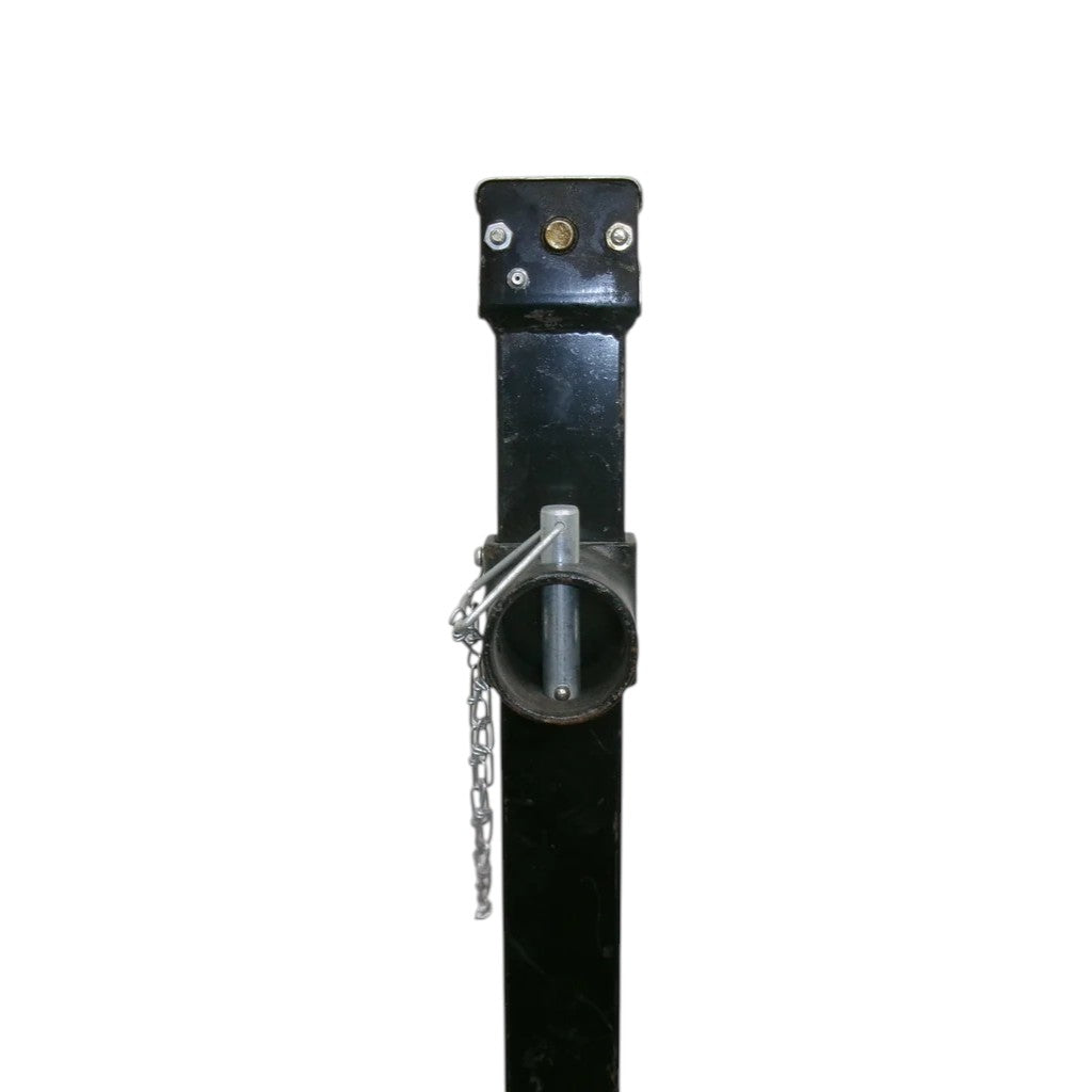 Pro Series 8,000 lb Square Pipe Mount Swivel Trailer Jack — Sidewind — 10" Lift (PS1400860383)