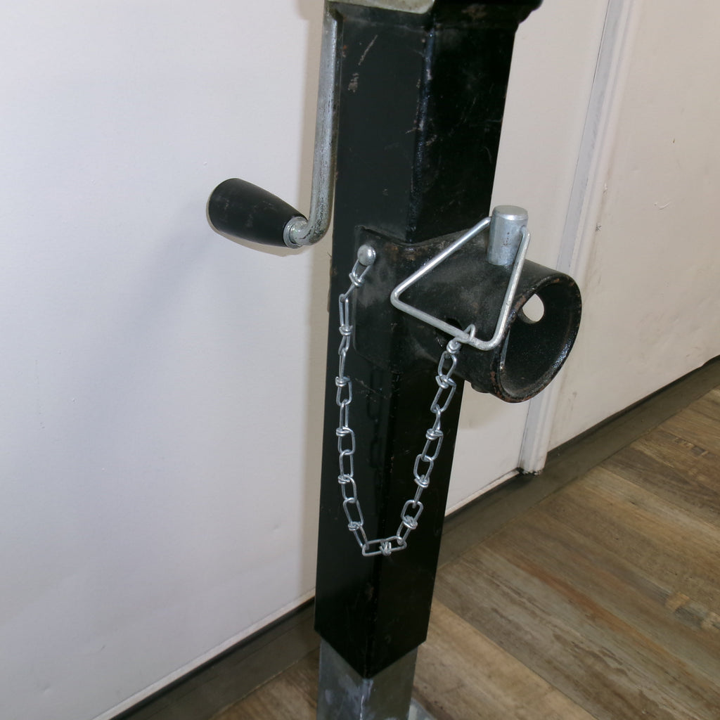 Pro Series 8,000 lb Square Pipe Mount Swivel Trailer Jack — Sidewind — 10" Lift (PS1400860383)