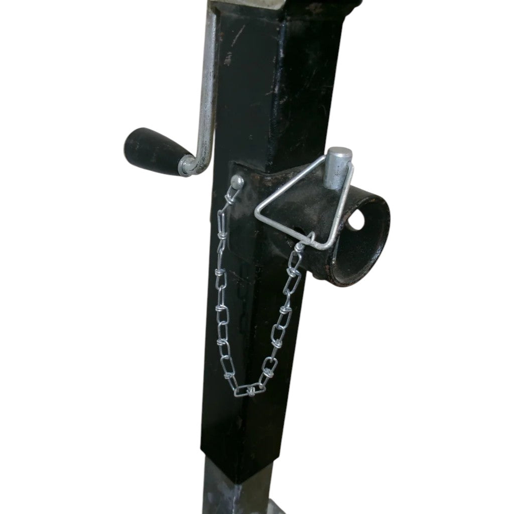 Pro Series 8,000 lb Square Pipe Mount Swivel Trailer Jack — Sidewind — 10" Lift (PS1400860383)