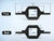 4" 60W Dual LED Work/Reverse Light with 2.5" Tow Hitch Bracket Hitch Light (QMP0002-KIT)