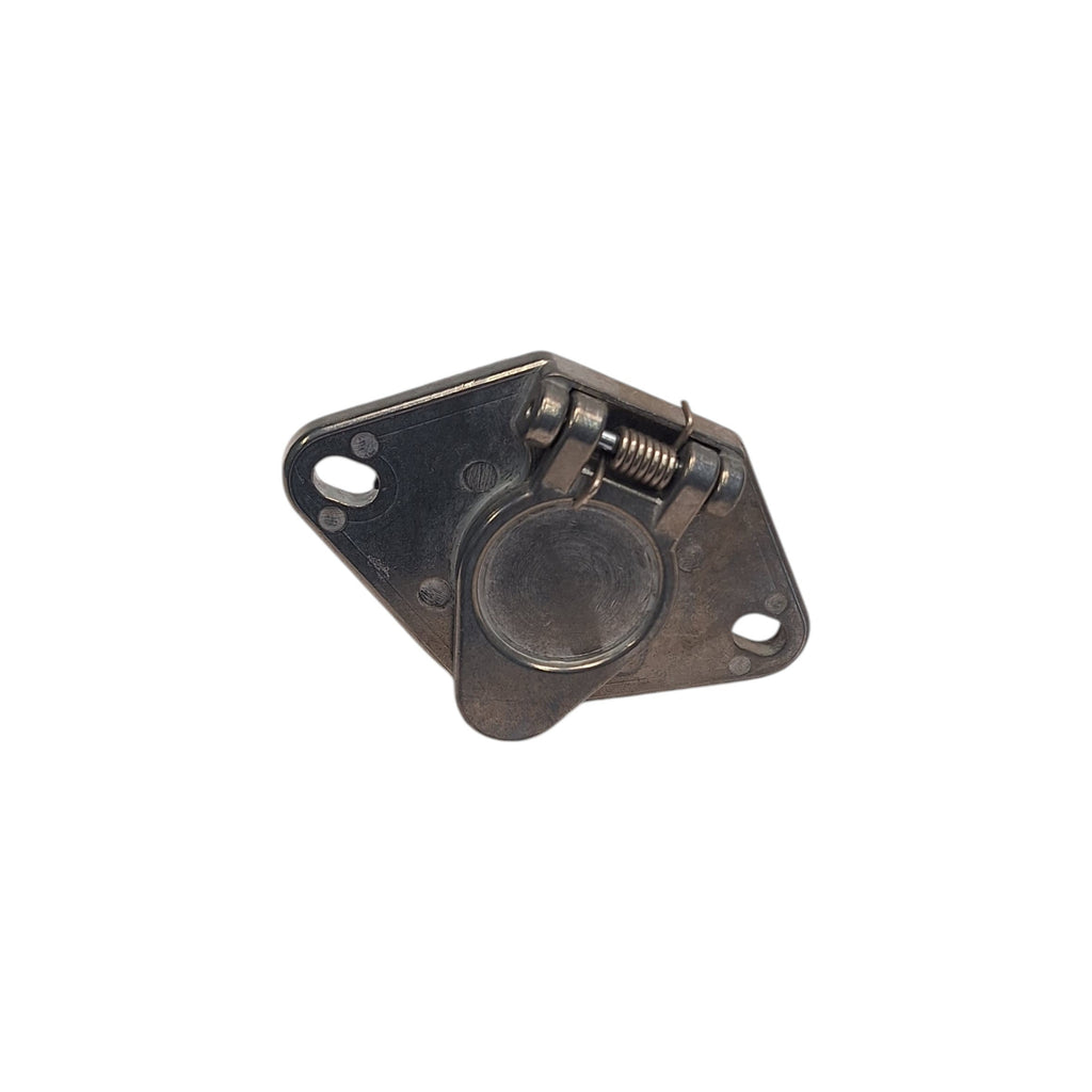 4-Way Round Female Connector with Bracket for Trailer, RV, Camper, Truck (R4CD-KIT)