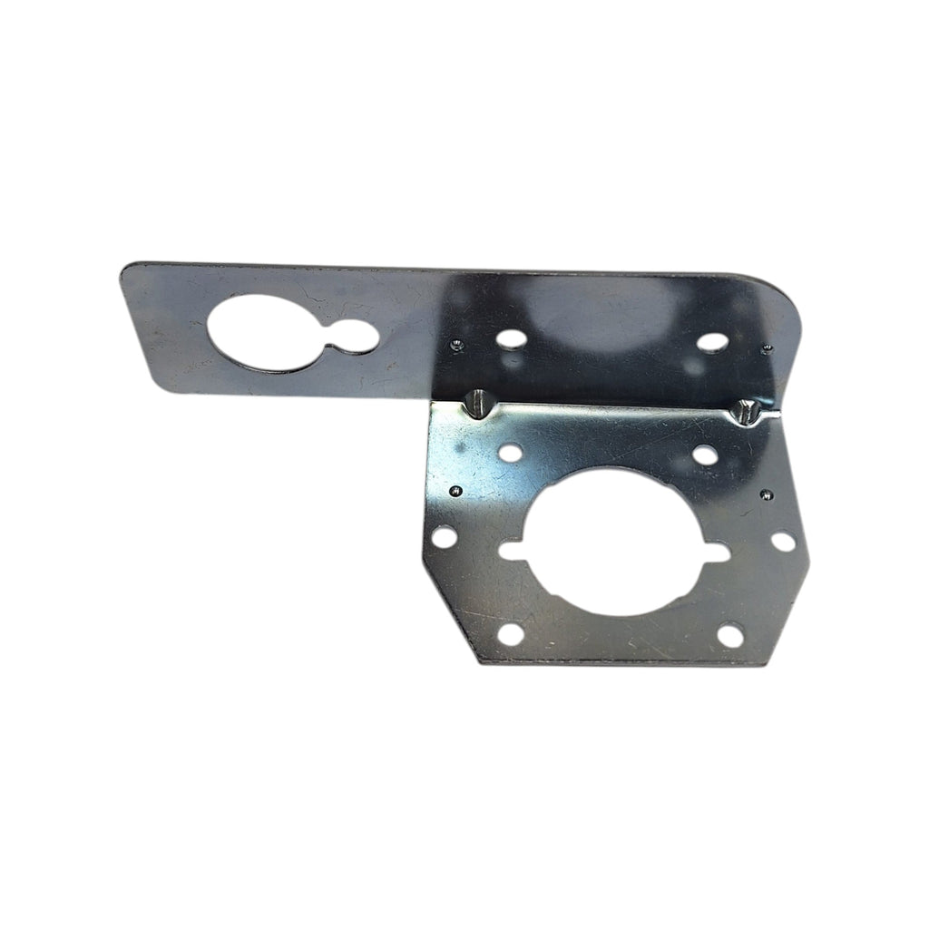 4-Way Round Female Connector with Bracket for Trailer, RV, Camper, Truck (R4CD-KIT)