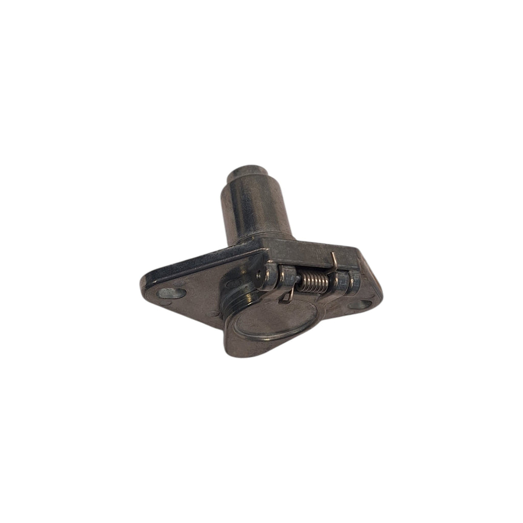 4-Way Round Female Connector with Bracket for Trailer, RV, Camper, Truck (R4CD-KIT)