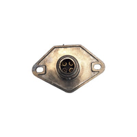 4-Way Round Female Connector with Bracket for Trailer, RV, Camper, Truck (R4CD-KIT)