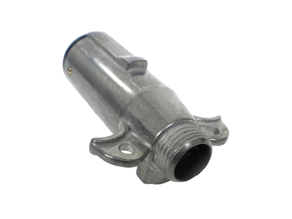 Brophy 7-Way Round Pin Trailer End Plug, Die-Cast Metal Housing (R7TD)