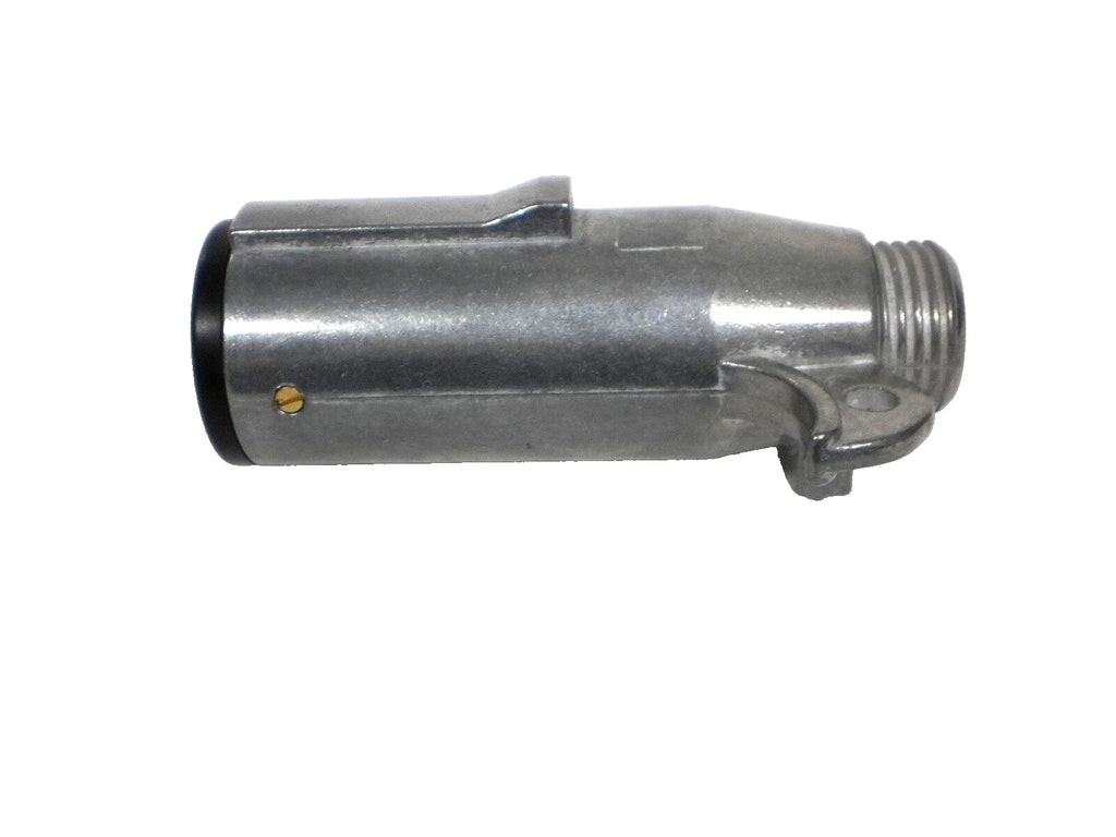 Brophy 7-Way Round Pin Trailer End Plug, Die-Cast Metal Housing (R7TD)