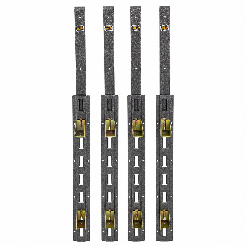 Rack'Em Adjustable Trailer Shelf Kit – 49" Brackets, E-Track Hangers & Wood Sockets (RA-13)