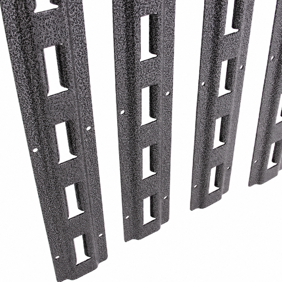 Rack'Em Adjustable Trailer Shelf Kit – 49" Brackets, E-Track Hangers & Wood Sockets (RA-13)