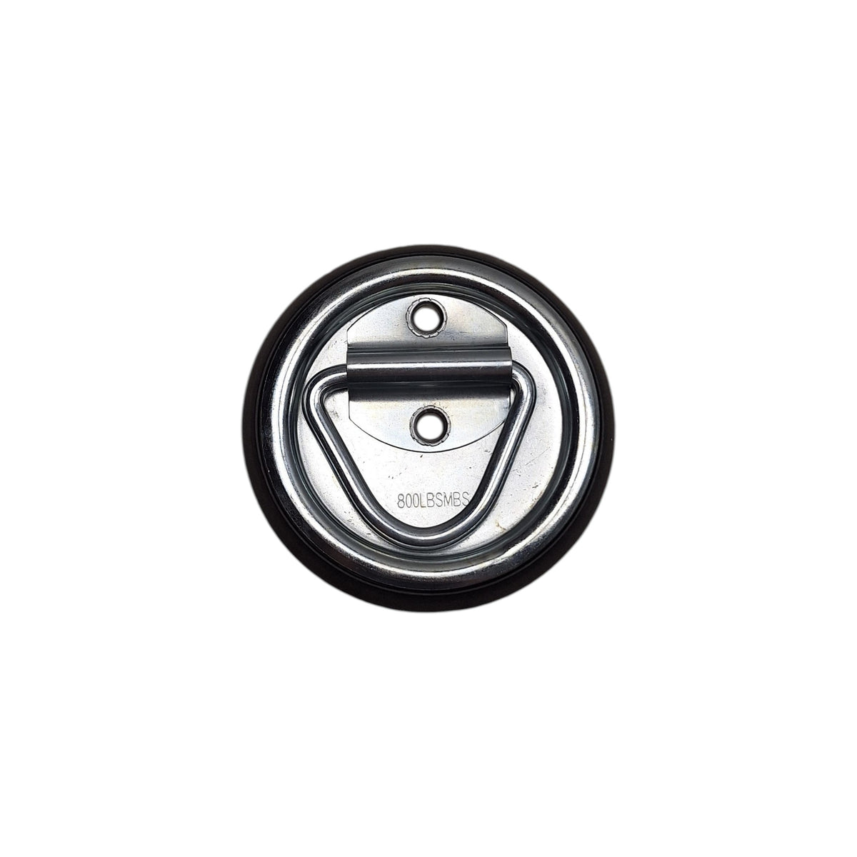 4" Round Surface Mount D Ring Tie Downs Trailer ATV 800# Rated with Bezel (RR02)