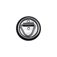 Six - 4" Round Surface Mount D-Ring Tie Downs Trailer ATV 800# Rated with Bezel (RR02-LOTOF6)