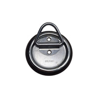 Six - 4" Round Surface Mount D-Ring Tie Downs Trailer ATV 800# Rated with Bezel (RR02-LOTOF6)