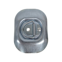 1/4" Mounting Ring Flush Mount Zinc D-Rings 1,500# Rated  (RR04)