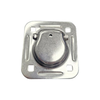 1/2" Thick Recessed Stainless Steel 5000# D Ring Trailer Car Truck (RRS5)