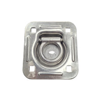 1/2" Thick Recessed Stainless Steel 5000# D Ring Trailer Car Truck (RRS5)