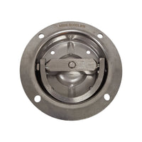 4pk Stainless Steel Swivel Recessed DRing 6000# Max Tie Down Cargo Trailer Deck (RRS6-LOTOF4)