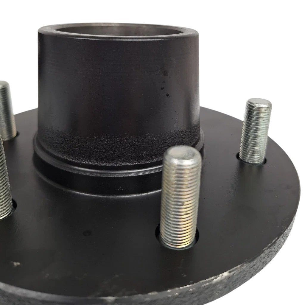 2- Trailer Hubs Convert from Mobile Home with Bearings 6000# 6 Lug 6x5.5 Idler Axle (RVIH6550-KITX2)