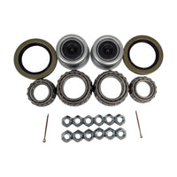 2- Trailer Hubs Convert from Mobile Home with Bearings 6000# 6 Lug 6x5.5 Idler Axle (RVIH6550-KITX2)