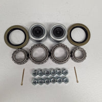 2- Trailer Hubs Convert from Mobile Home with Bearings 6000# 6 Lug 6x5.5 Idler Axle (RVIH6550-KITX2)