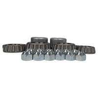 2- Trailer Hubs Convert from Mobile Home with Bearings 6000# 6 Lug 6x5.5 Idler Axle (RVIH6550-KITX2)