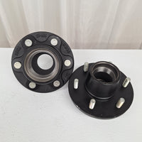 2- Trailer Hubs Convert from Mobile Home with Bearings 6000# 6 Lug 6x5.5 Idler Axle (RVIH6550-KITX2)