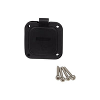 Dumble 125V 15A RV Power Inlet Port Plug – NEMA 5-15P – 2-Pole 3-Wire (RVS-811990)