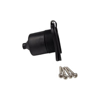 Dumble 125V 15A RV Power Inlet Port Plug – NEMA 5-15P – 2-Pole 3-Wire (RVS-811990)