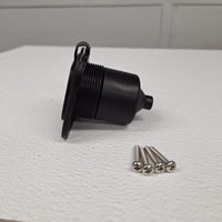 Dumble 125V 15A RV Power Inlet Port Plug – NEMA 5-15P – 2-Pole 3-Wire (RVS-811990)