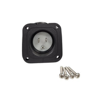 Dumble 125V 15A RV Power Inlet Port Plug – NEMA 5-15P – 2-Pole 3-Wire (RVS-811990)