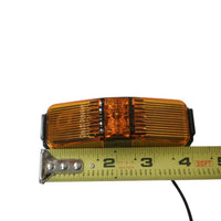 TecNiq Amber LED Clearance Side Marker Light 1x4 Camper /Trailer Truck USA (S19-AA00-1-KIT)