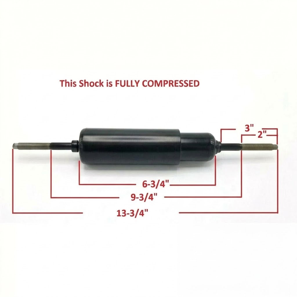 Shock Absorber Kit Double Stud With Hardware for RV Trailer Suspension (SA-568167-KIT)