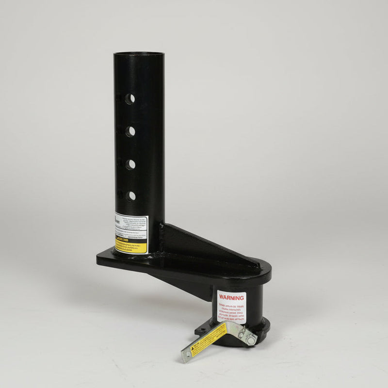 Bulldog 24,000 lb Gooseneck Coupler – Adjustable Trailer Round Tube – 16" Offset (SB116)