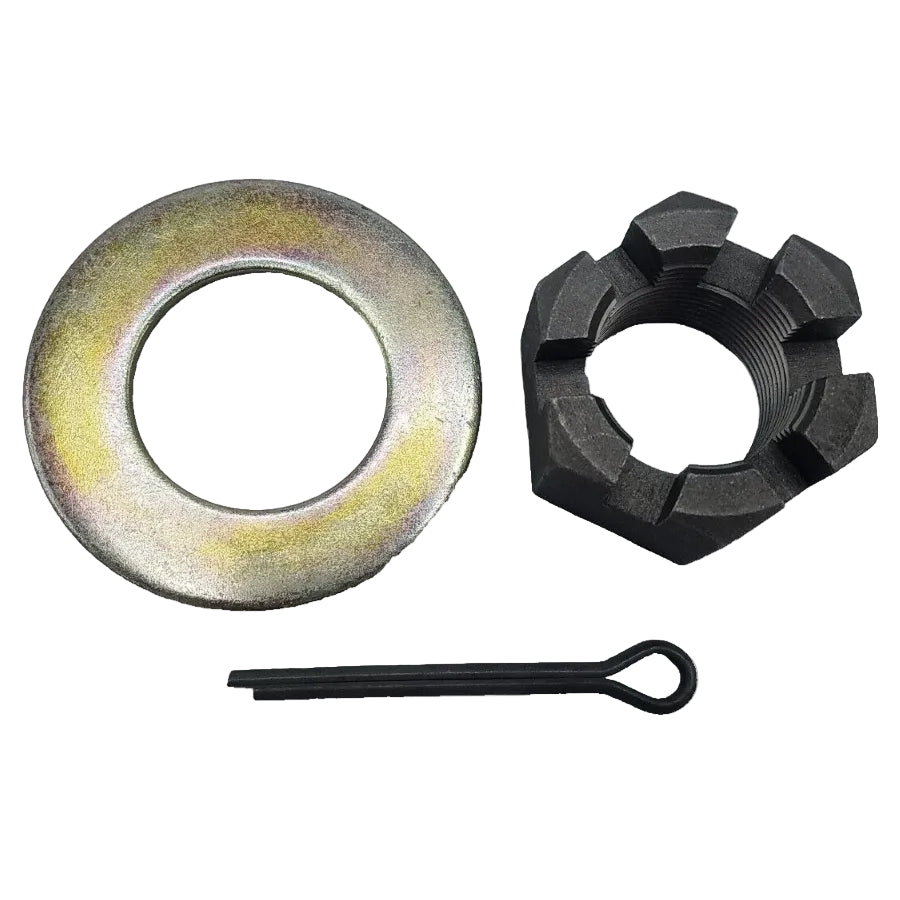 10K Lippert Spindle End Kit with Washer, Nut &amp; Cotter Pin for Trailer Axles (SEK-2)