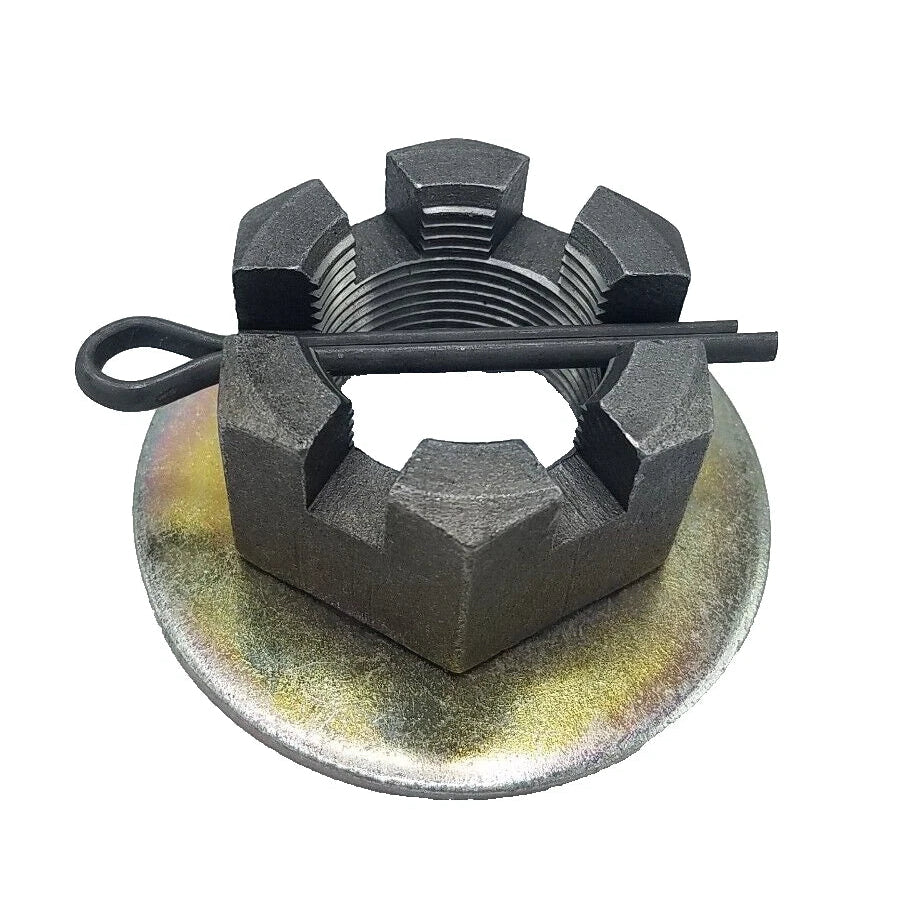 10K Lippert Spindle End Kit with Washer, Nut &amp; Cotter Pin for Trailer Axles (SEK-2)