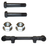 Radius Rod Adjustable with Bushings 1"-14 x 5" Bolt  1-14 UNS Flanged Locknut HDSS Hutch Hutchens (SHU-71305-KIT)