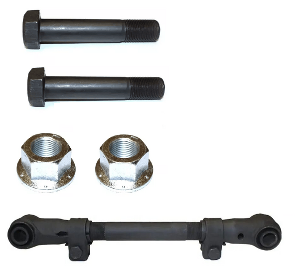 Radius Rod Adjustable with Bushings 1"-14 x 5" Bolt  1-14 UNS Flanged Locknut HDSS Hutch Hutchens (SHU-71305-KIT)